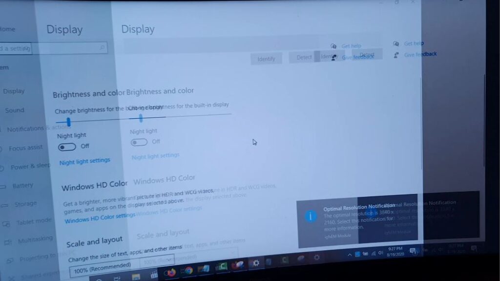 Laptop Screen Flickering When Connected to HDMI