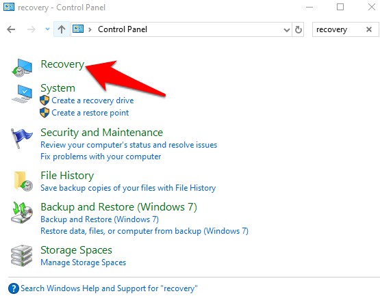 Perform a System Restore or Reset