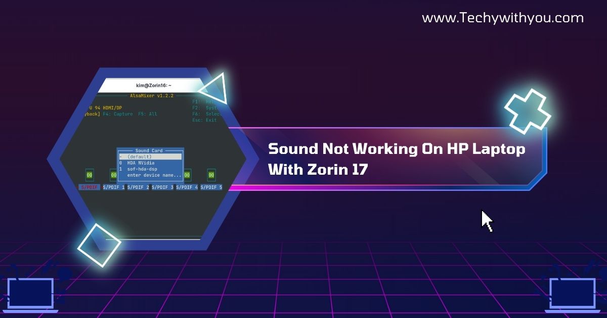 Sound Not Working On HP Laptop With Zorin 17