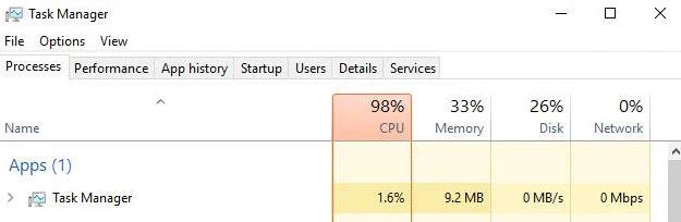 Fixing 50% CPU Usage